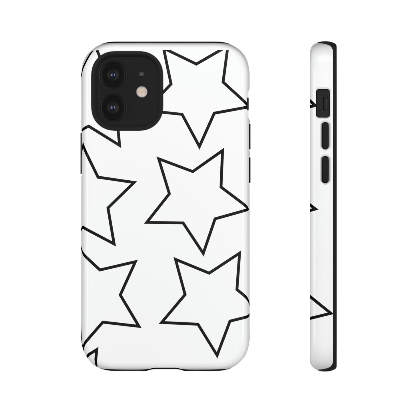 White Big Stars Case