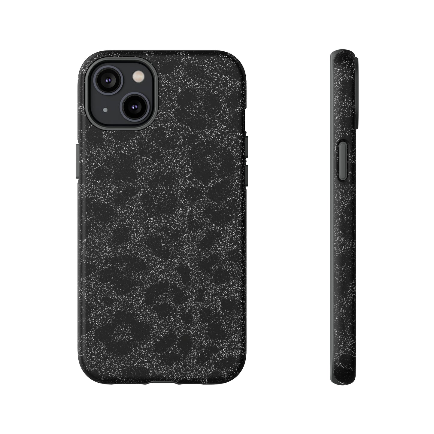 Black Leopard Print Case
