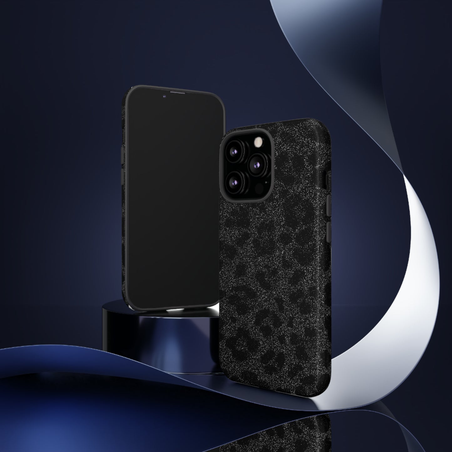 Black Leopard Print Case