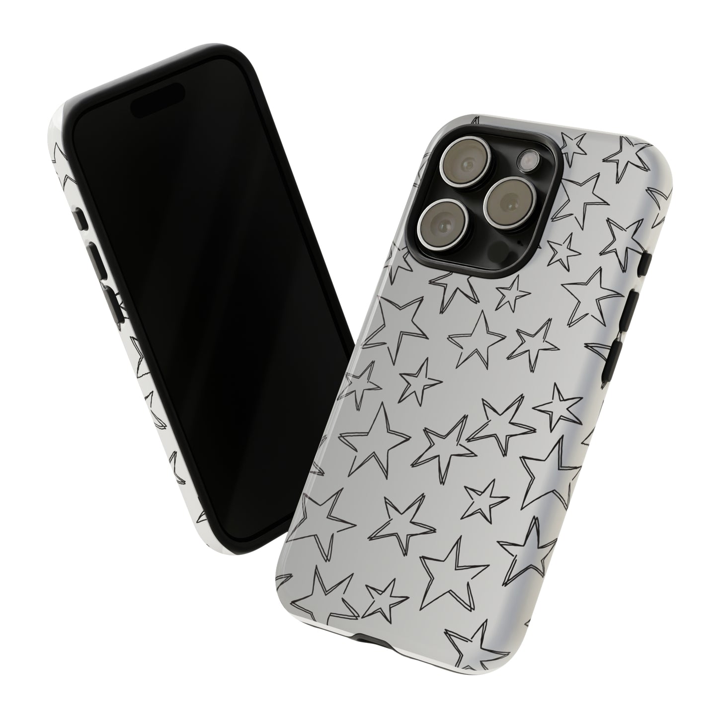 Black to White Fade Star Case