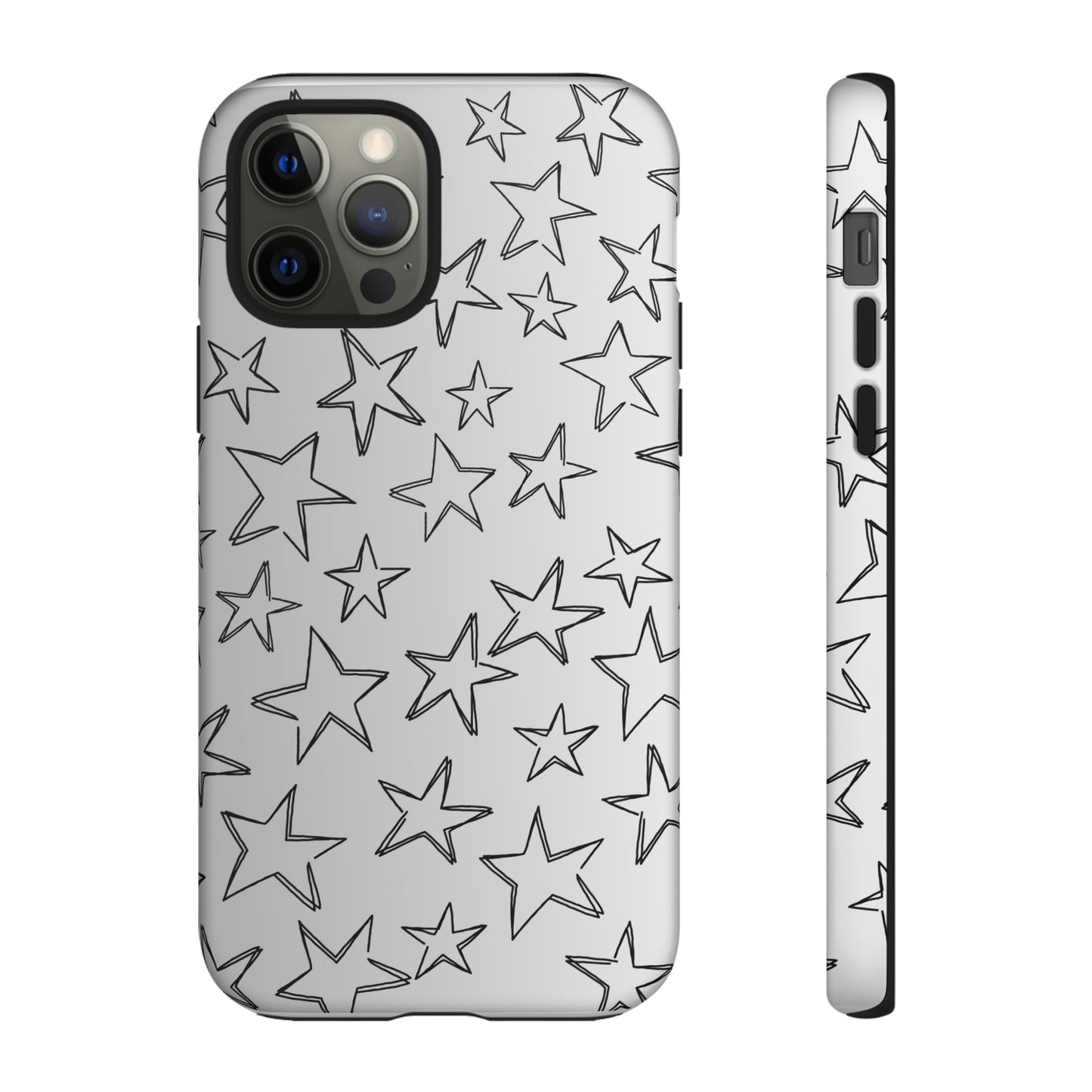 Black to White Fade Star Case