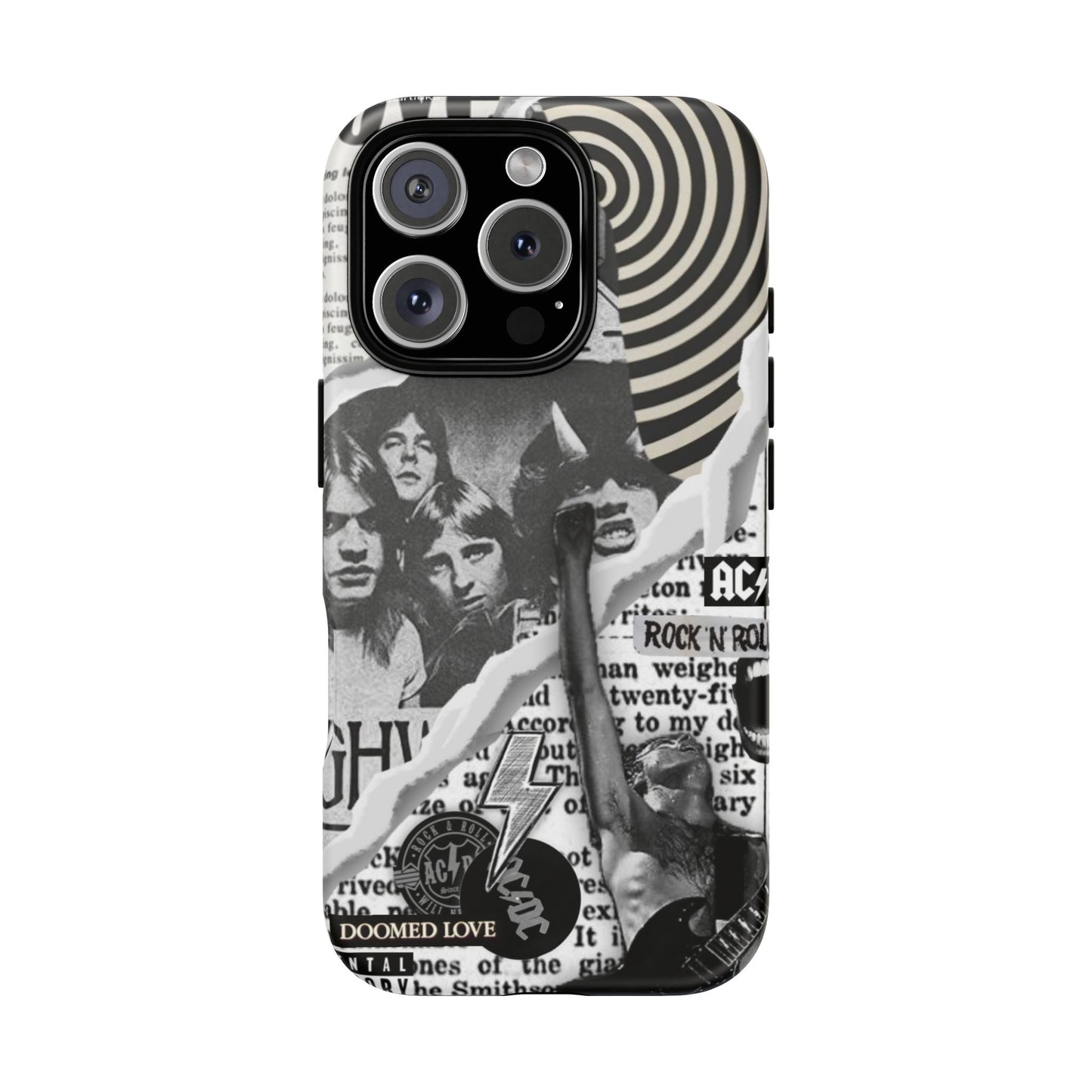 Rock Band Phone Case | Tough Cases, AC/DC Design, Music Lover Gift, Unique Phone Accessory, Birthday Present