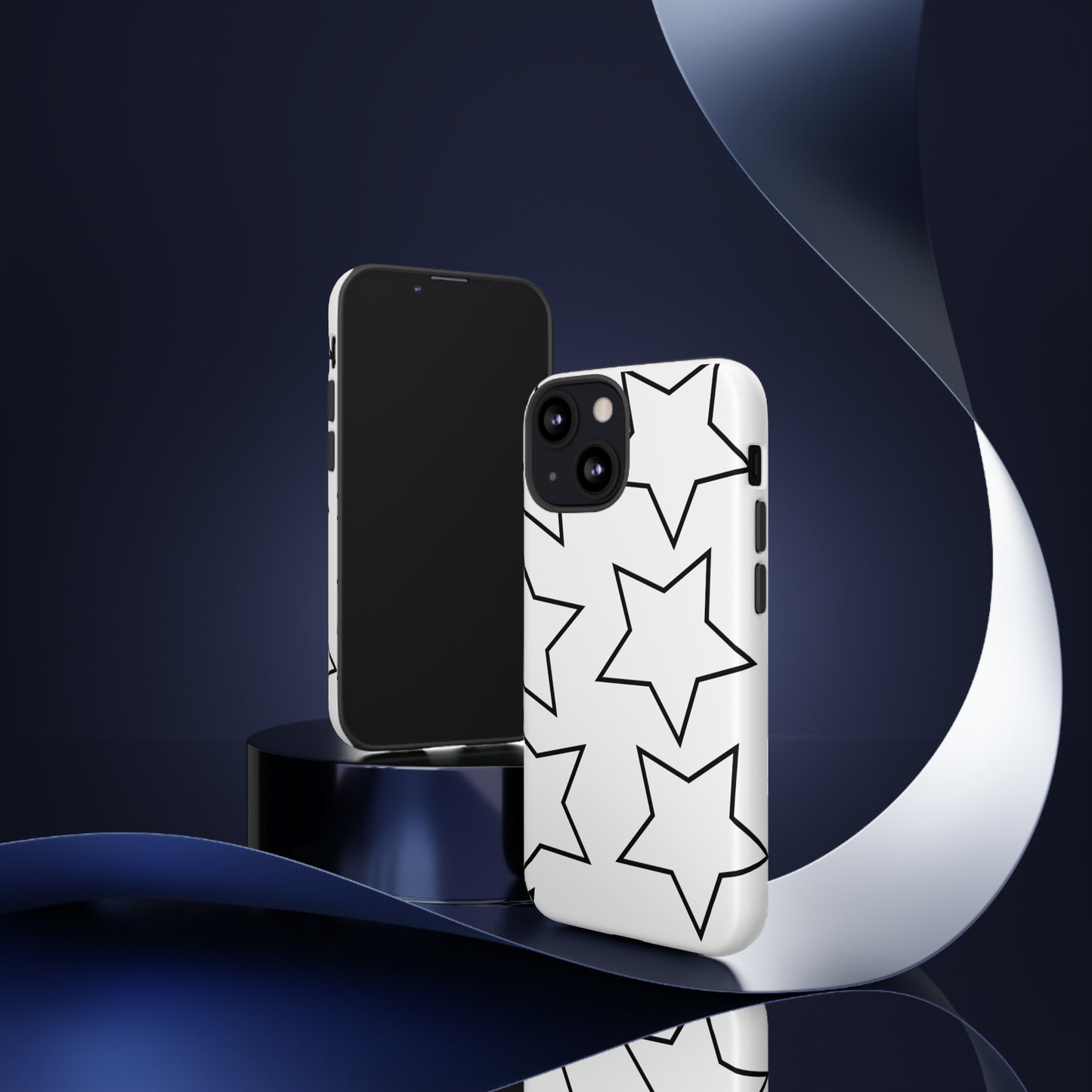 White Big Stars Case