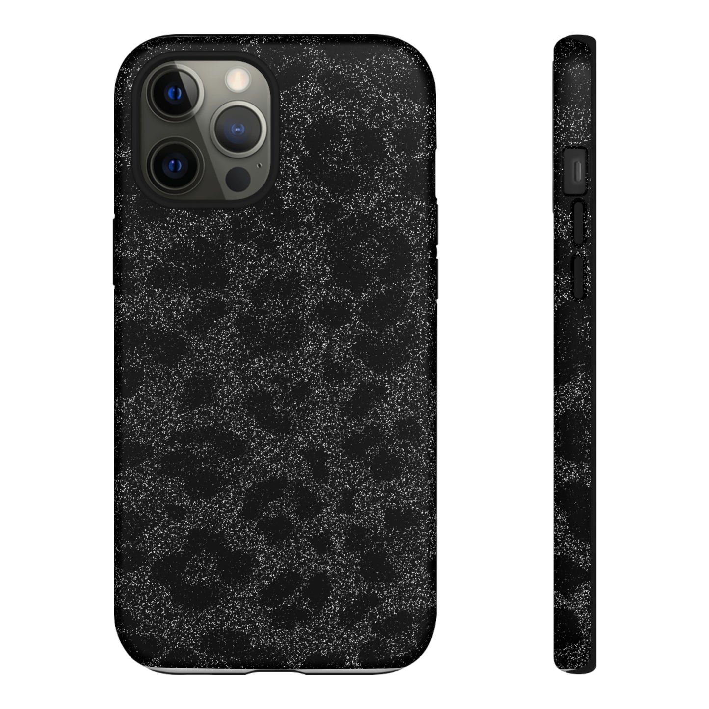 Black Leopard Print Case