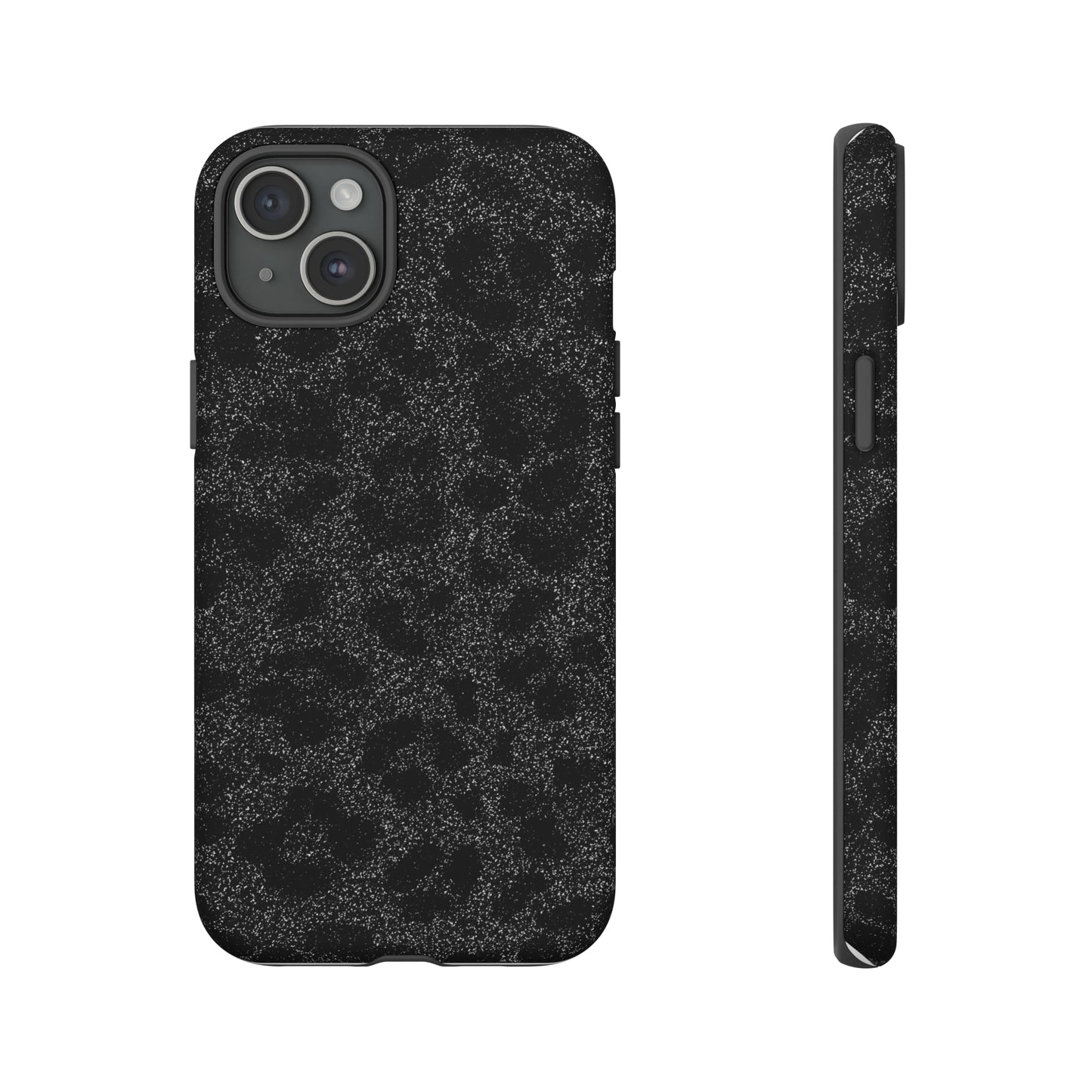 Black Leopard Print Case