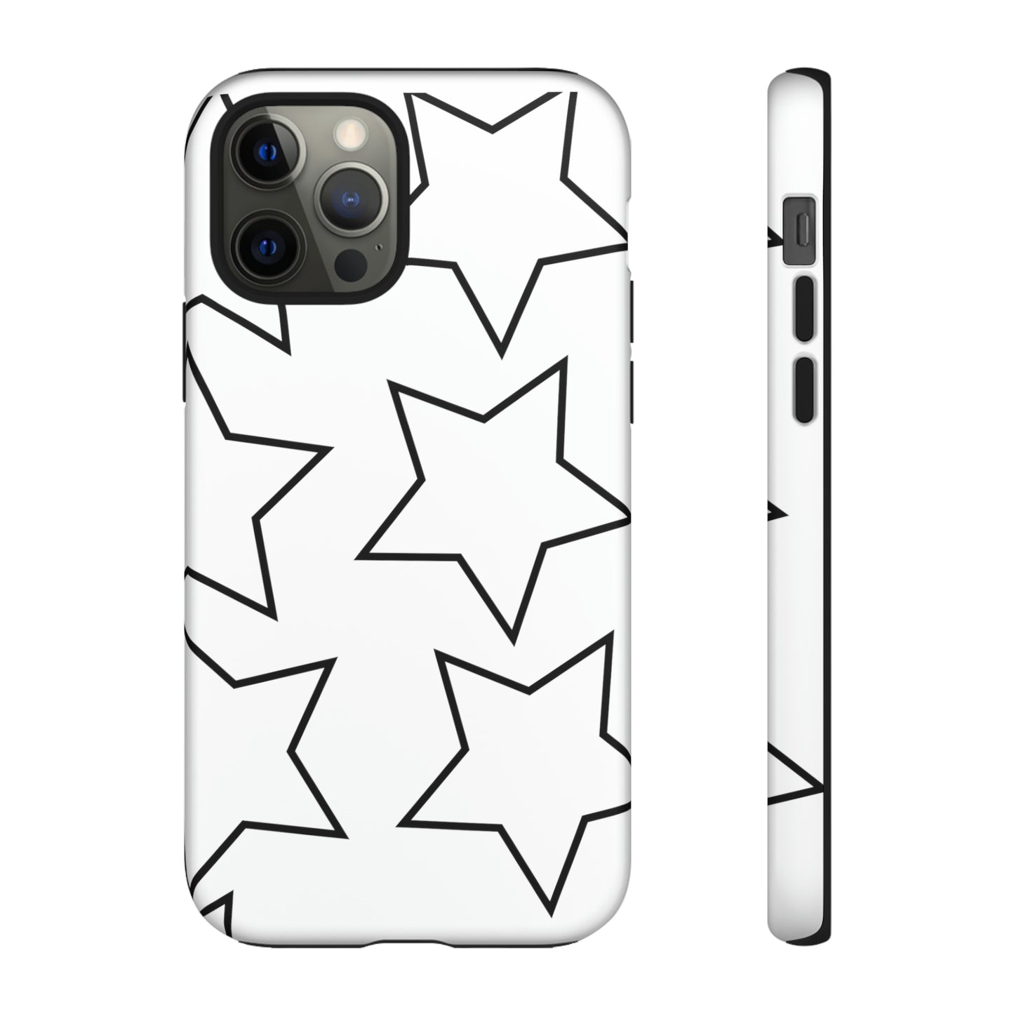 White Big Stars Case