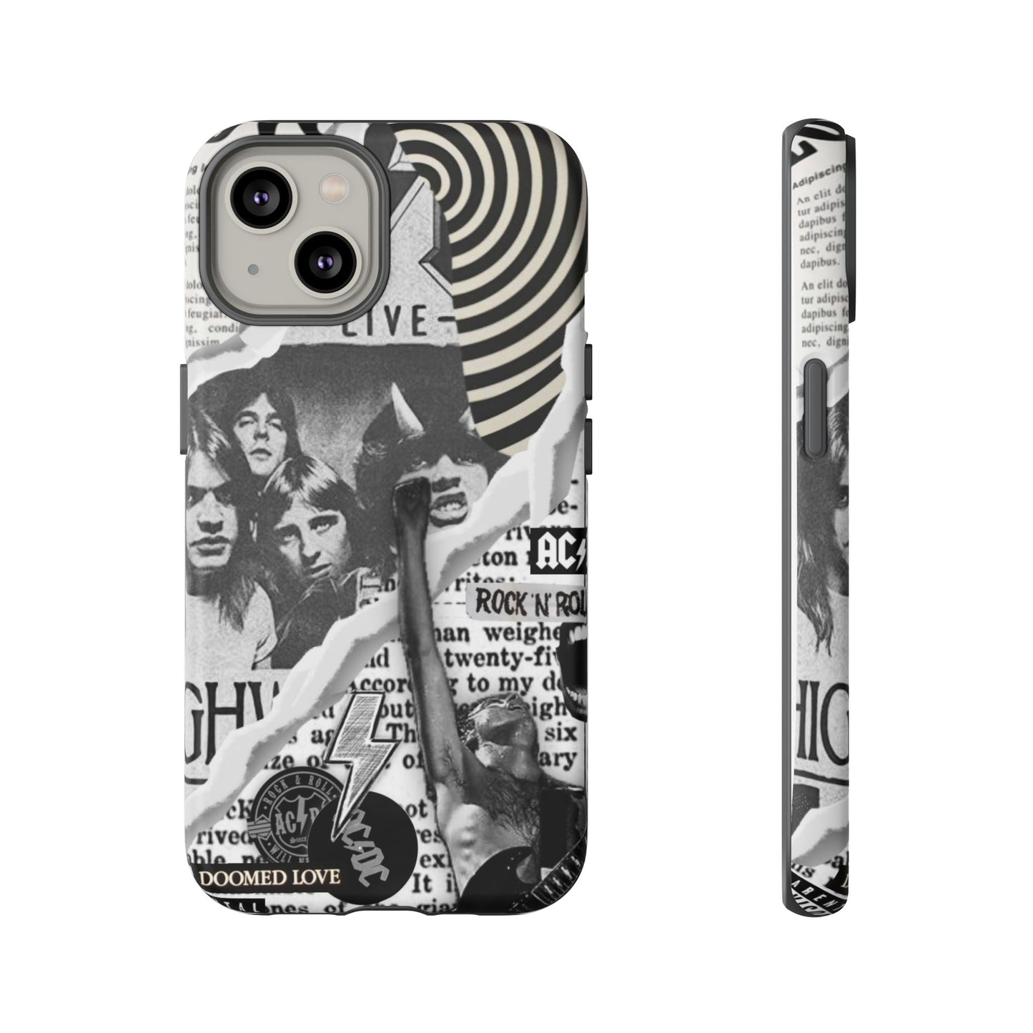 Rock Band Phone Case | Tough Cases, AC/DC Design, Music Lover Gift, Unique Phone Accessory, Birthday Present