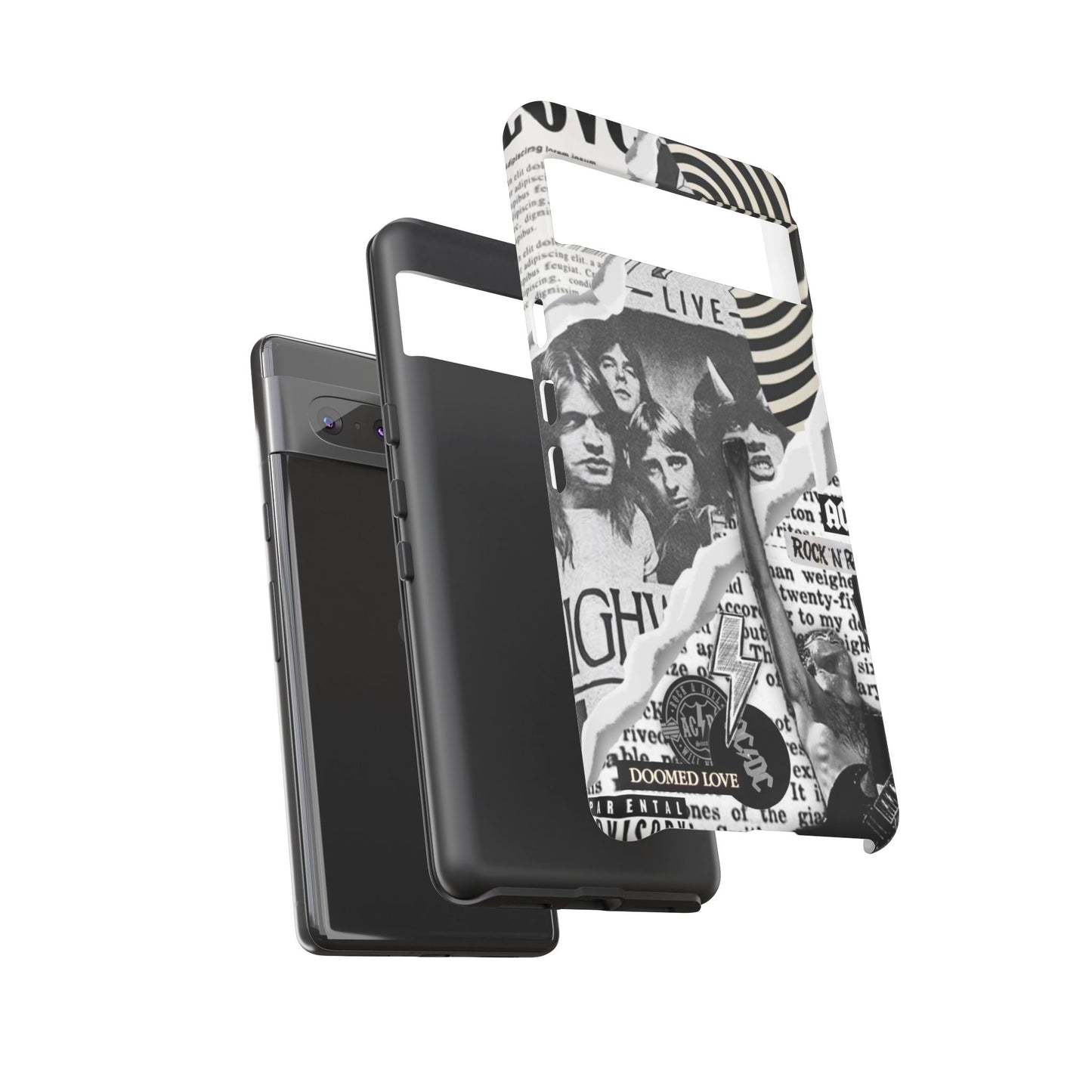 Rock Band Phone Case | Tough Cases, AC/DC Design, Music Lover Gift, Unique Phone Accessory, Birthday Present