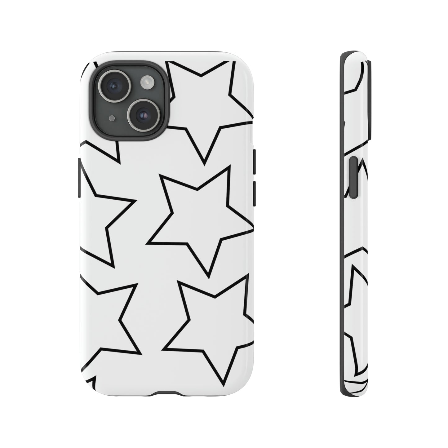 White Big Stars Case