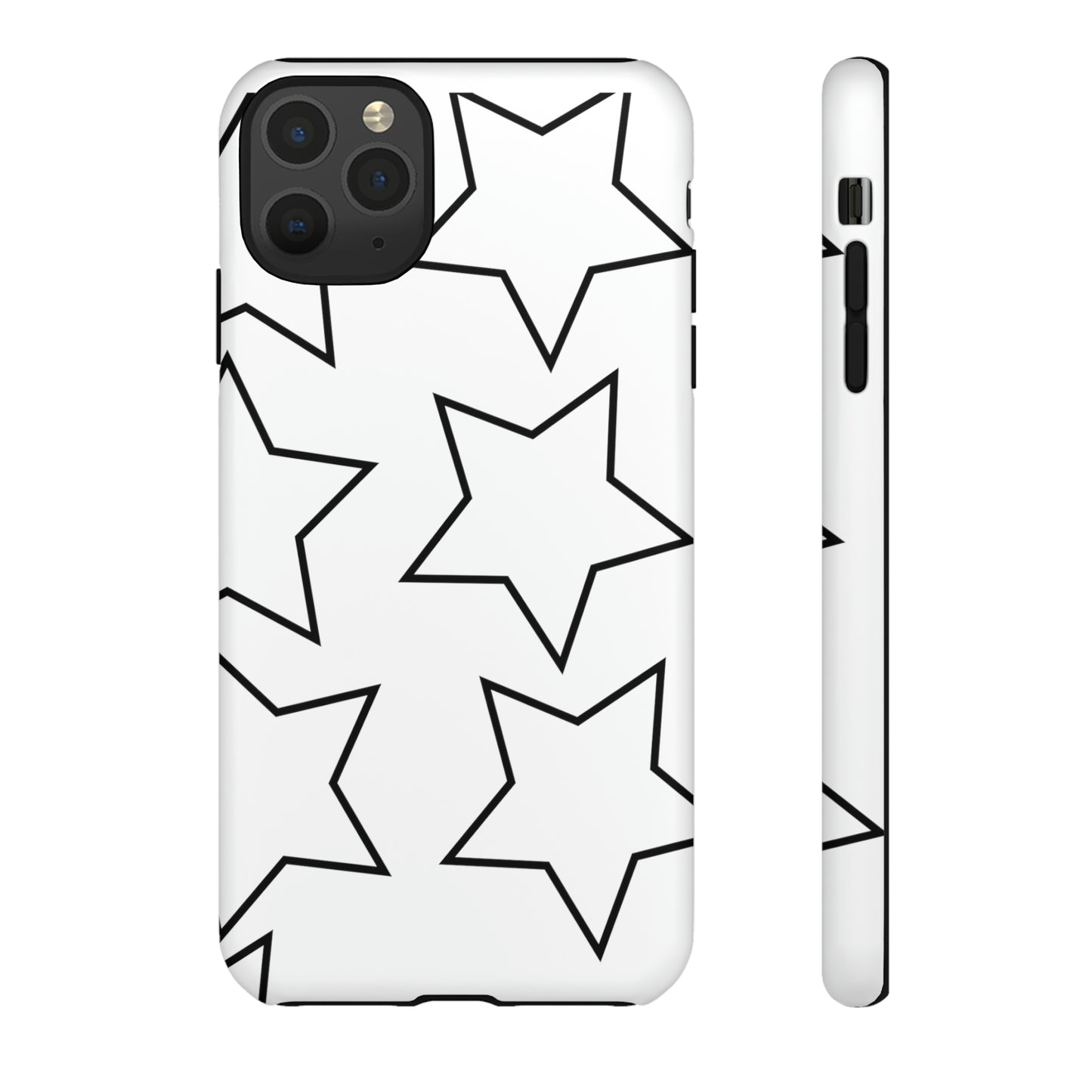 White Big Stars Case