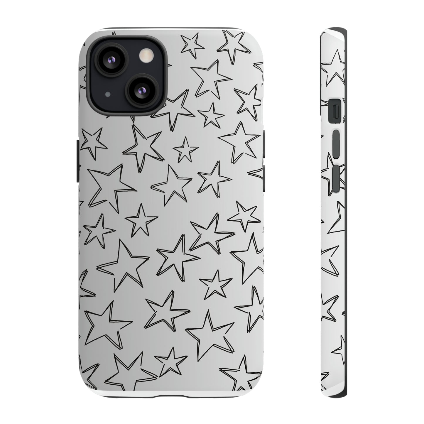 Black to White Fade Star Case