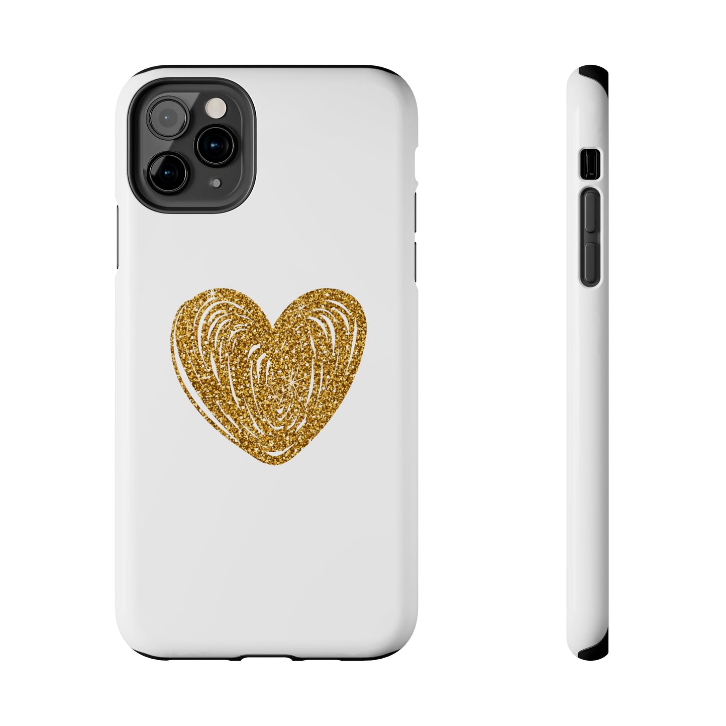 Golden Heart Phone Case