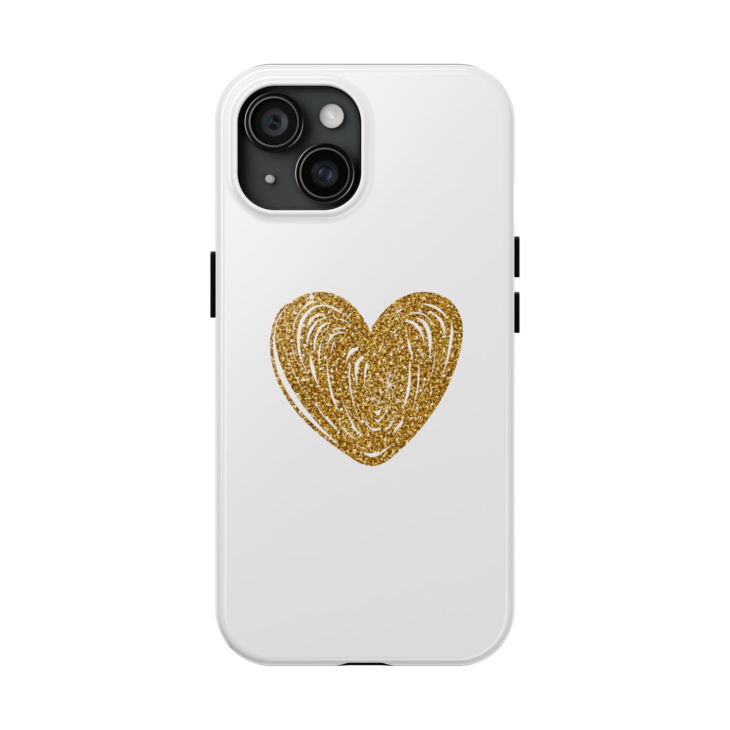 Golden Heart Phone Case
