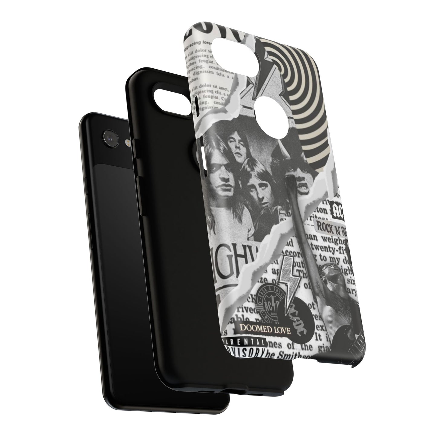 Rock Band Phone Case | Tough Cases, AC/DC Design, Music Lover Gift, Unique Phone Accessory, Birthday Present