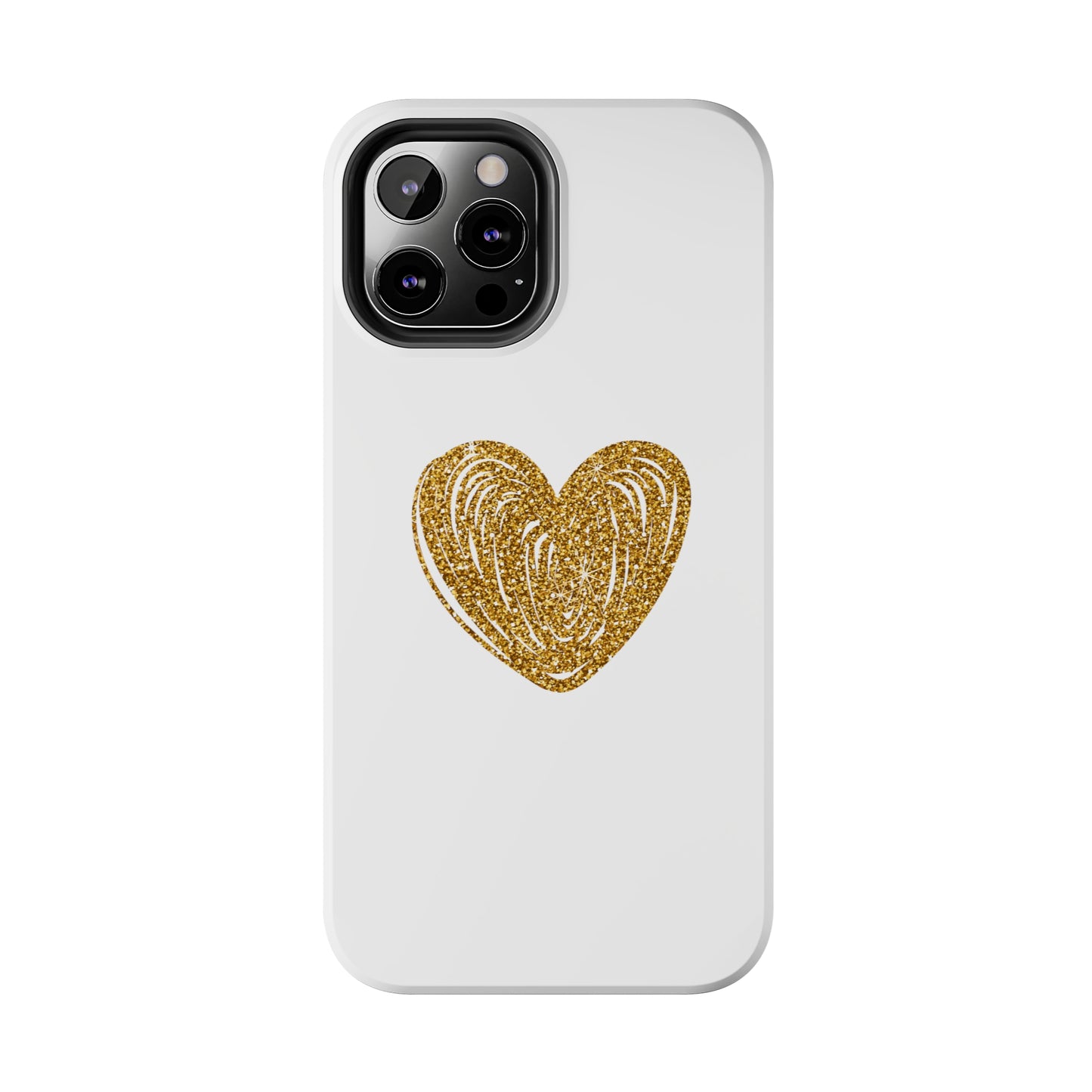 Golden Heart Phone Case