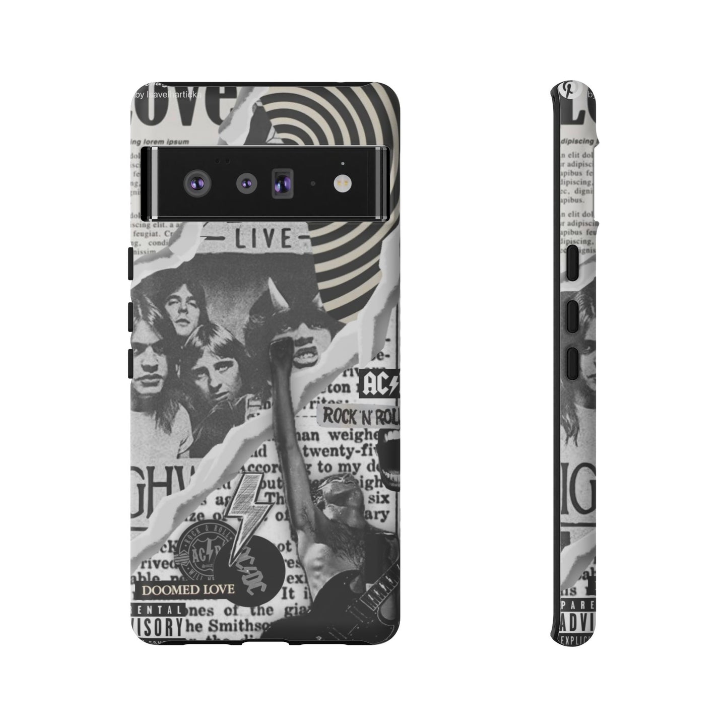 Rock Band Phone Case | Tough Cases, AC/DC Design, Music Lover Gift, Unique Phone Accessory, Birthday Present