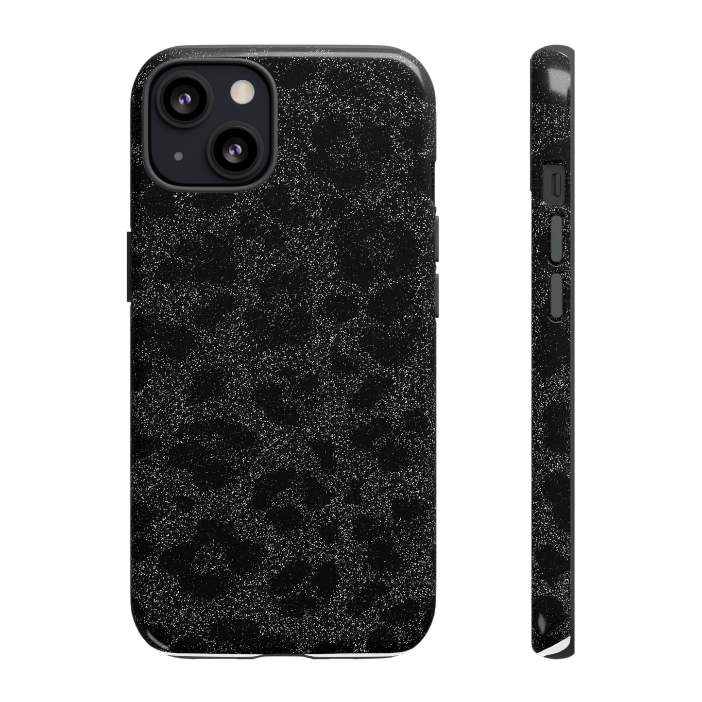 Black Leopard Print Case