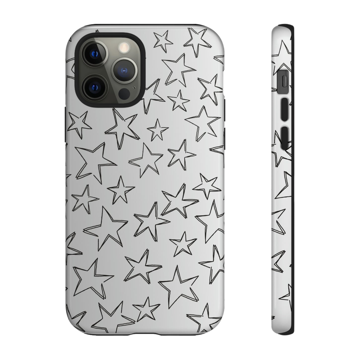 Black to White Fade Star Case