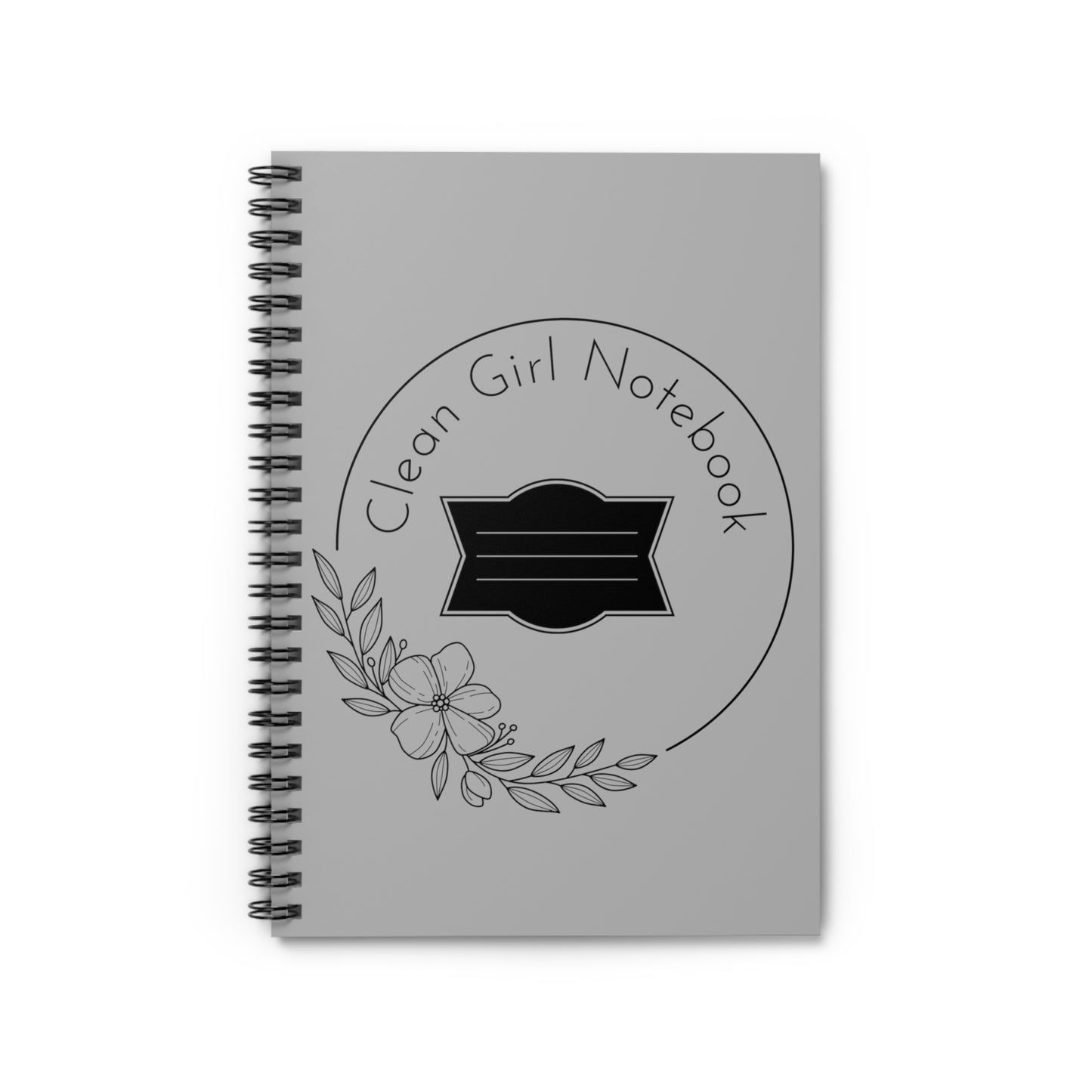 Gray Spiral Notebook - Ruled Line