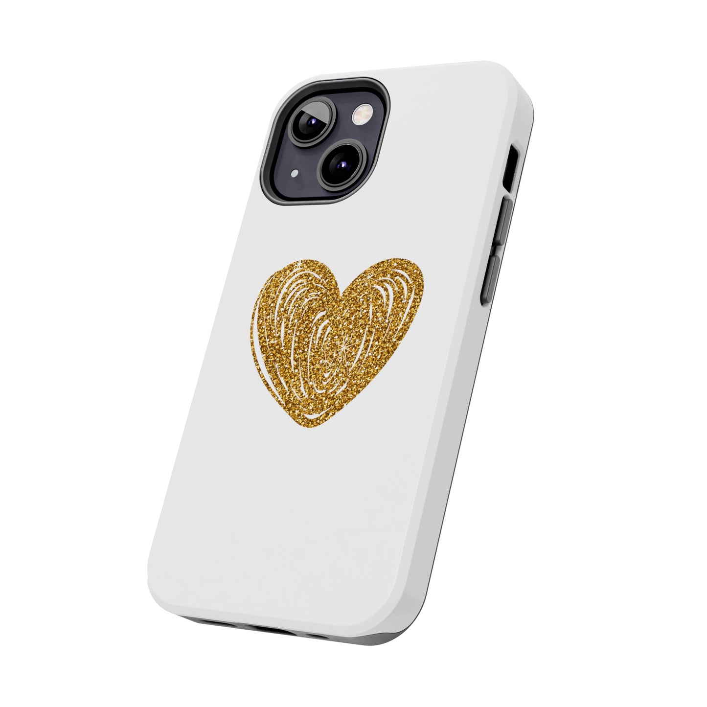 Golden Heart Phone Case