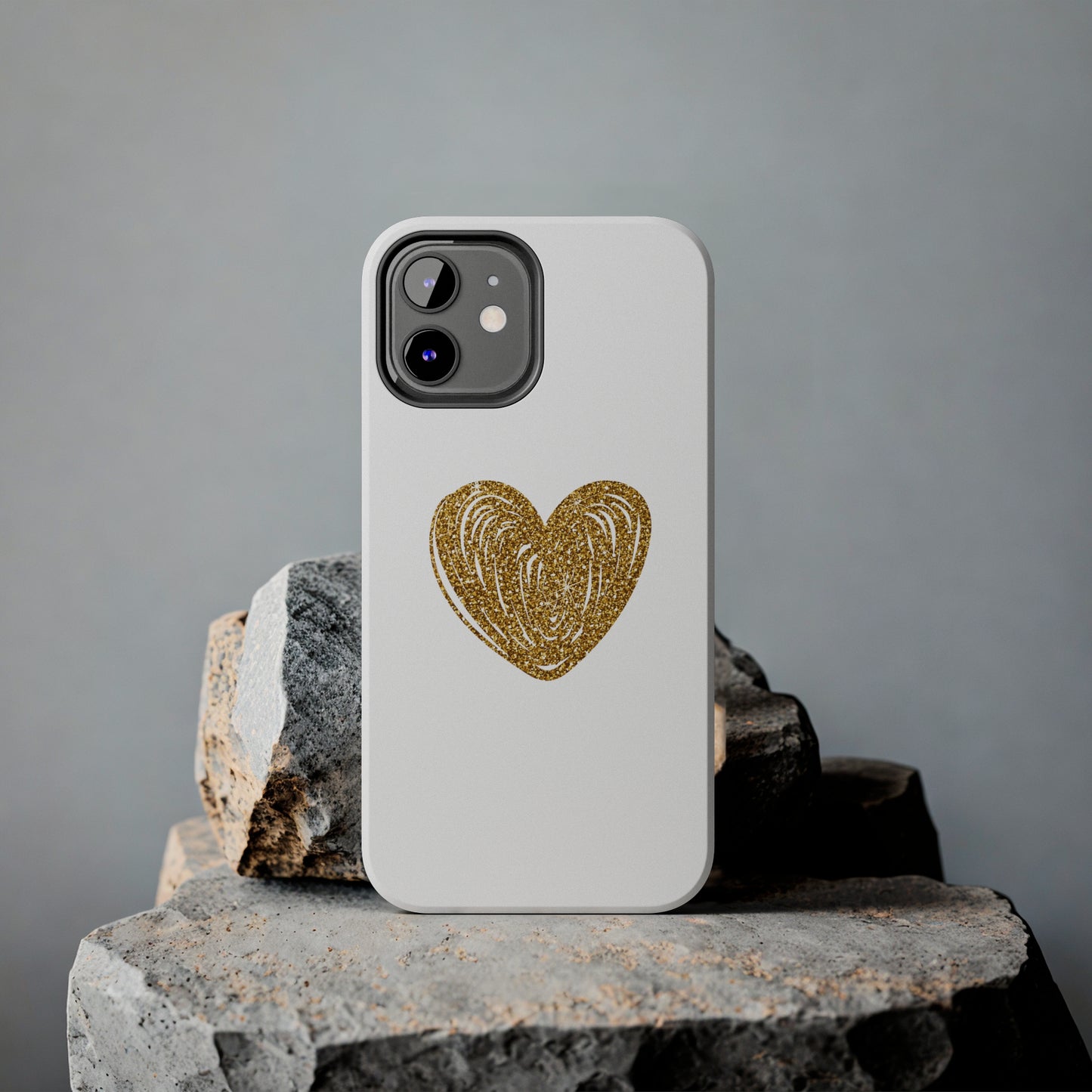 Golden Heart Phone Case