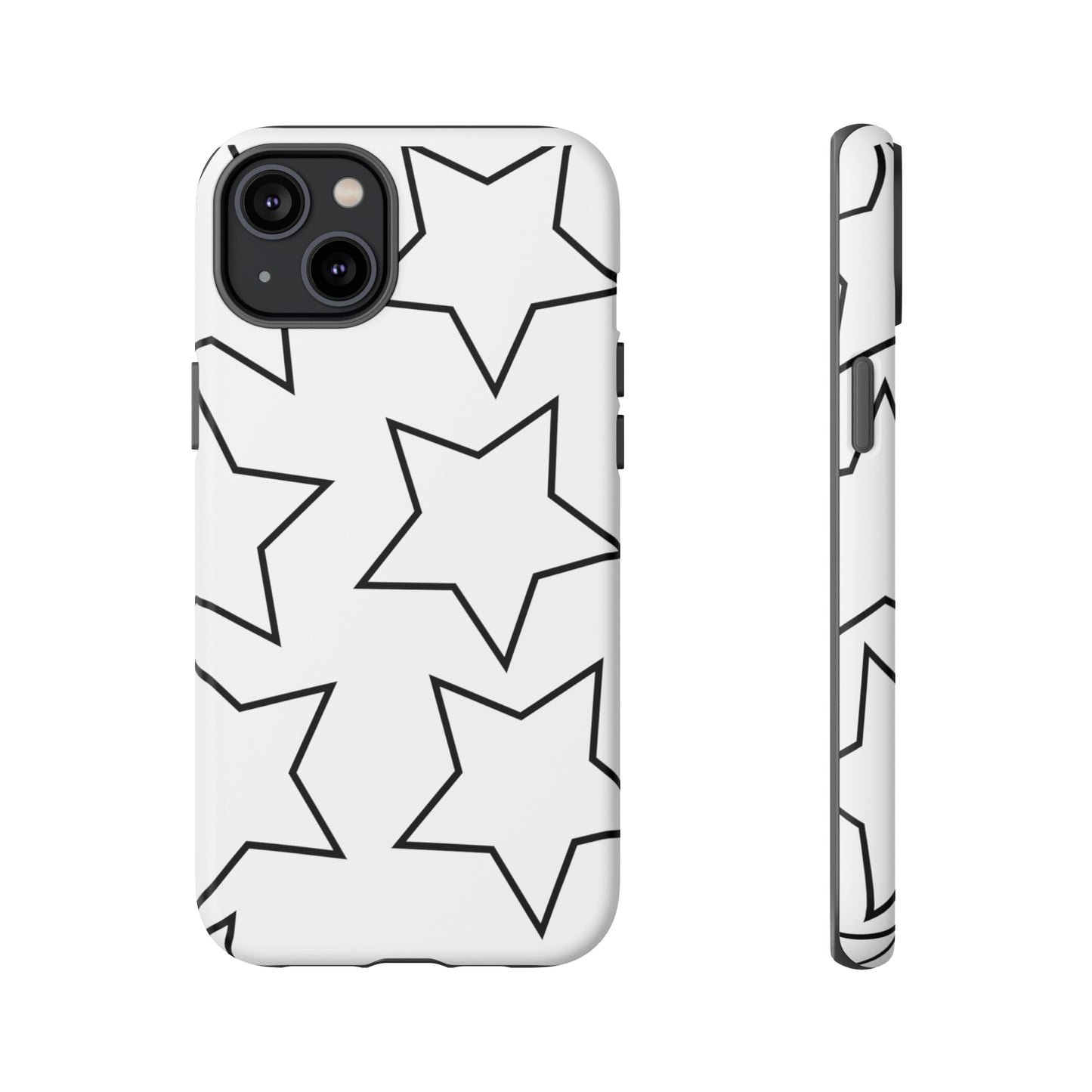 White Big Stars Case