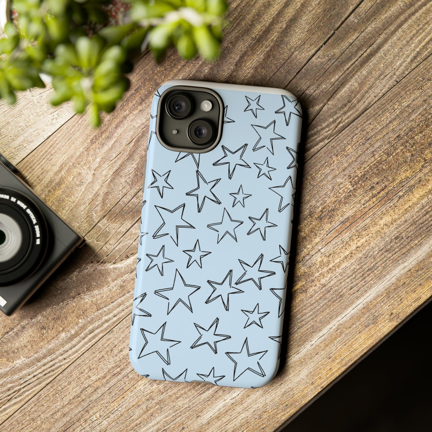 Light Blue Star Case