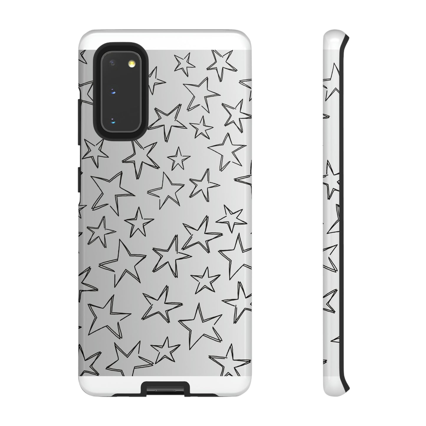 Black to White Fade Star Case