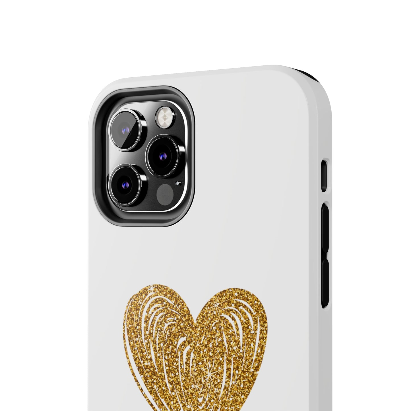Golden Heart Phone Case