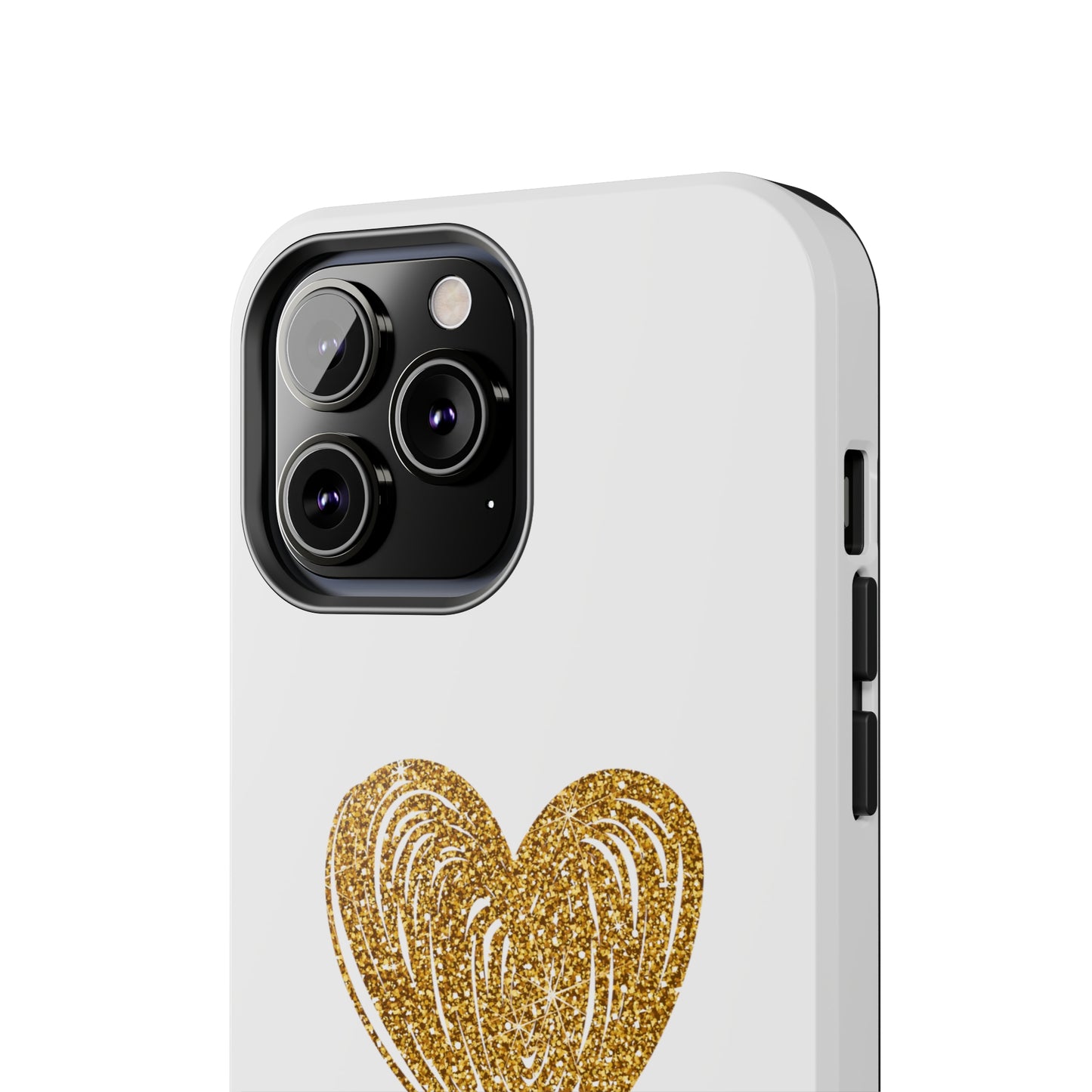 Golden Heart Phone Case