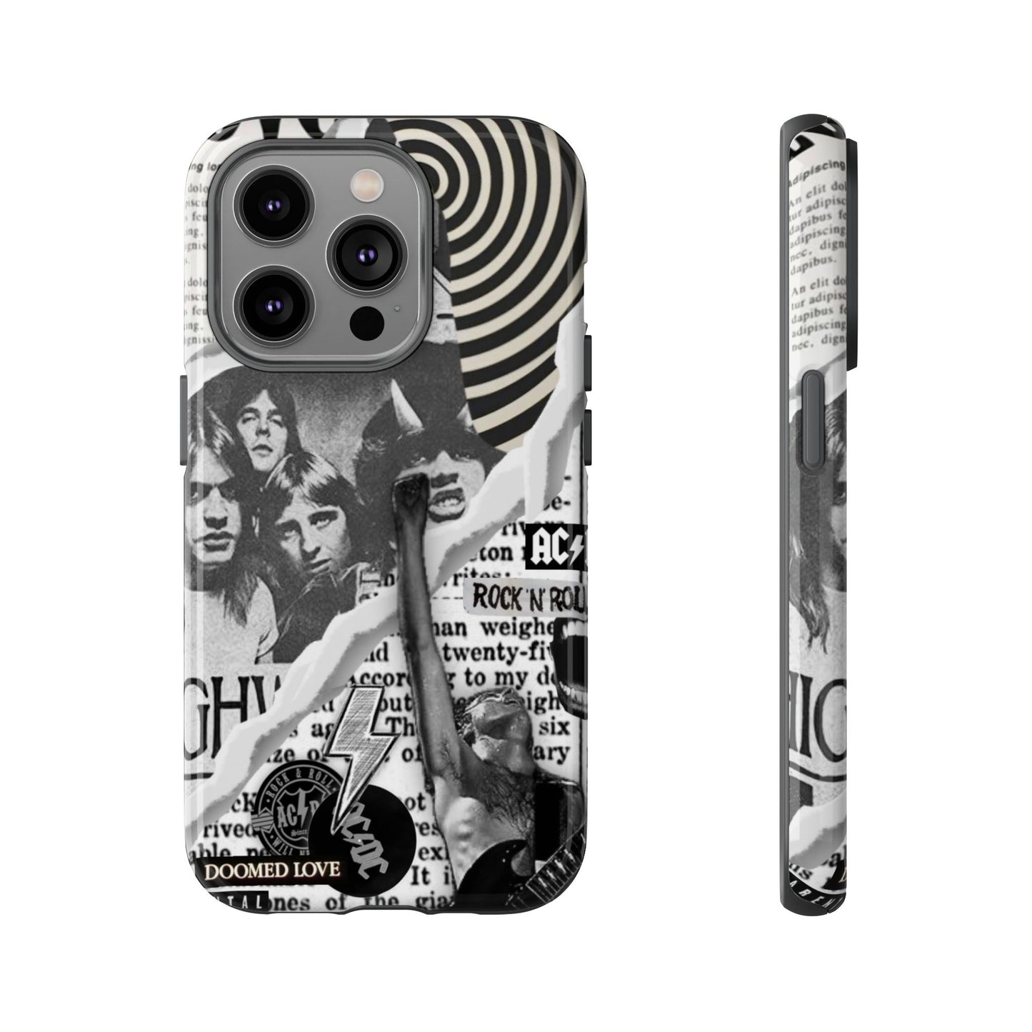Rock Band Phone Case | Tough Cases, AC/DC Design, Music Lover Gift, Unique Phone Accessory, Birthday Present