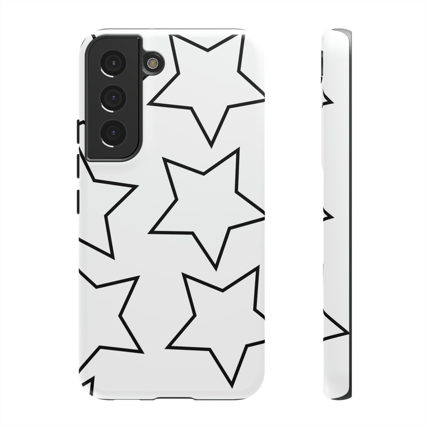White Big Stars Case