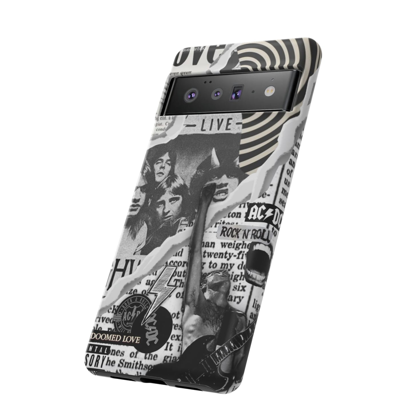 Rock Band Phone Case | Tough Cases, AC/DC Design, Music Lover Gift, Unique Phone Accessory, Birthday Present