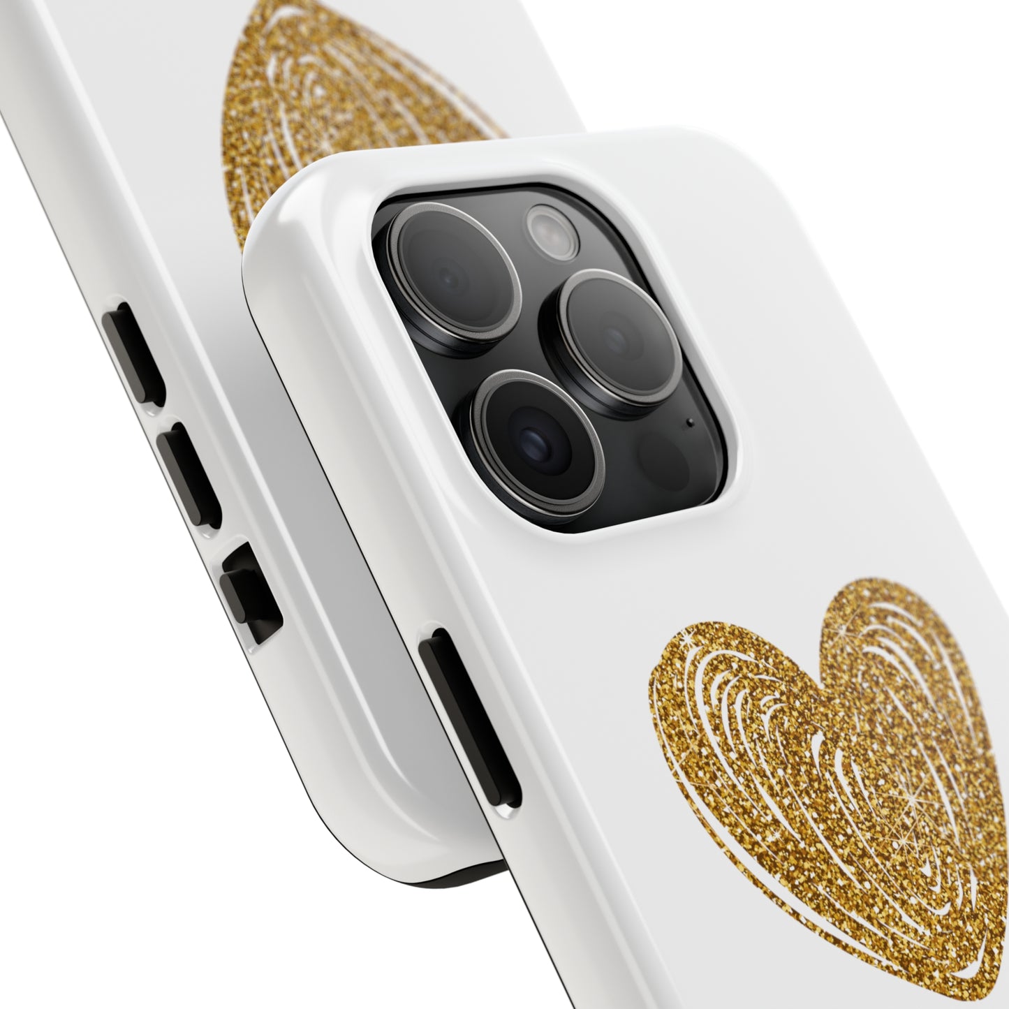 Golden Heart Phone Case