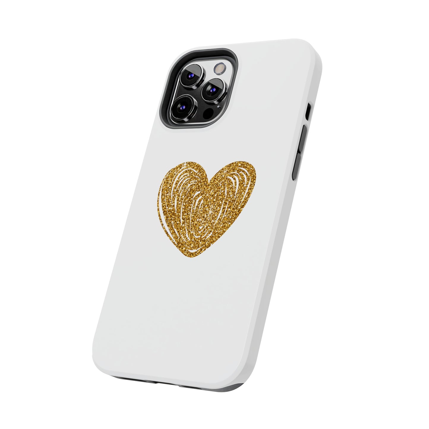 Golden Heart Phone Case