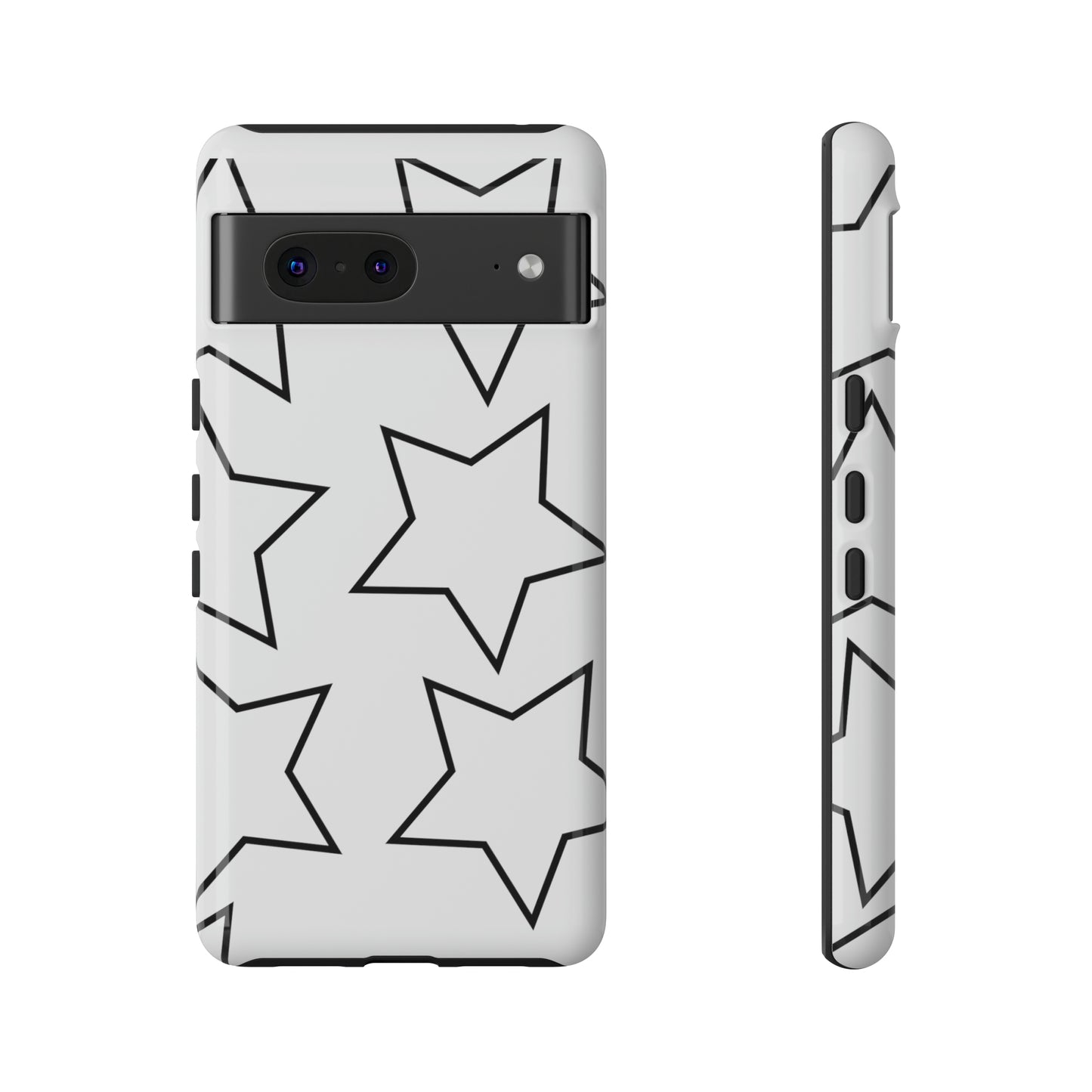 White Big Stars Case