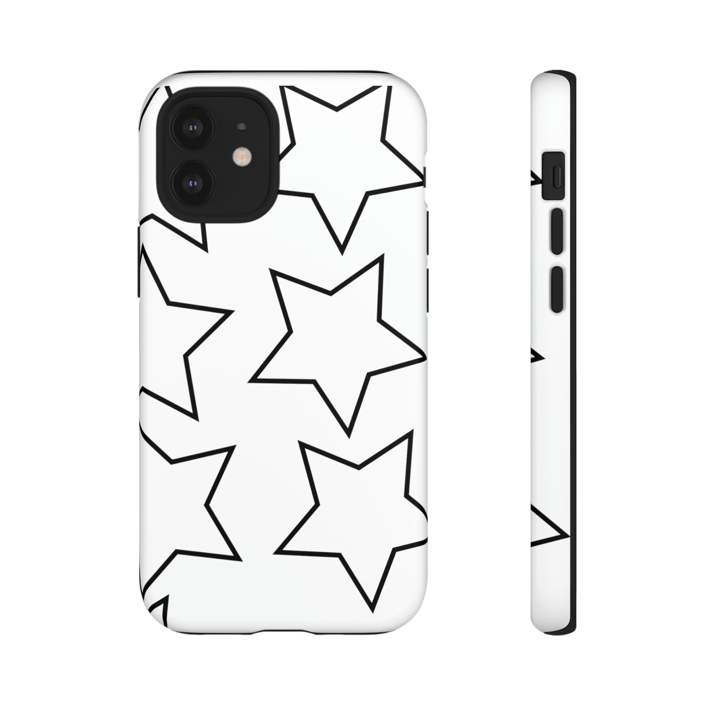 White Big Stars Case
