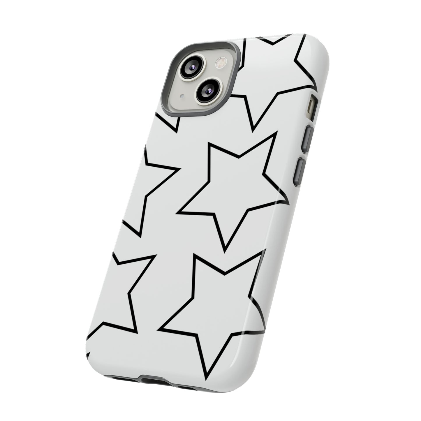 White Big Stars Case