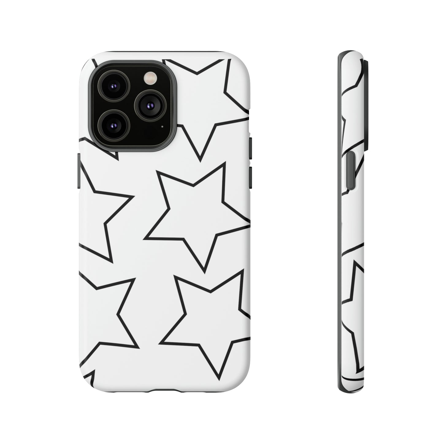 White Big Stars Case
