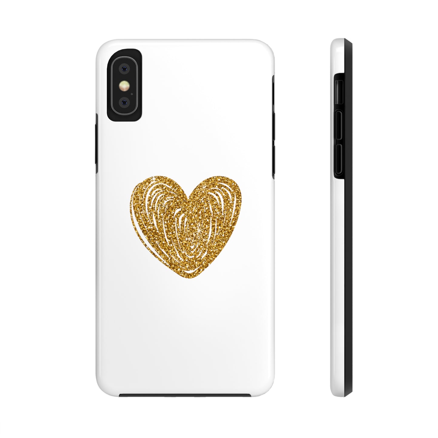 Golden Heart Phone Case