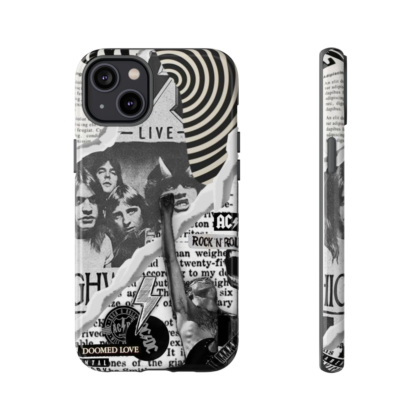 Rock Band Phone Case | Tough Cases, AC/DC Design, Music Lover Gift, Unique Phone Accessory, Birthday Present
