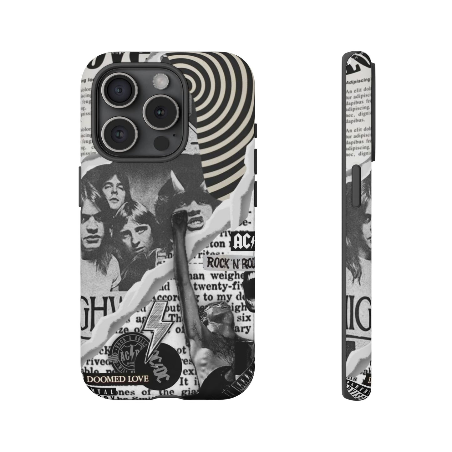 Rock Band Phone Case | Tough Cases, AC/DC Design, Music Lover Gift, Unique Phone Accessory, Birthday Present