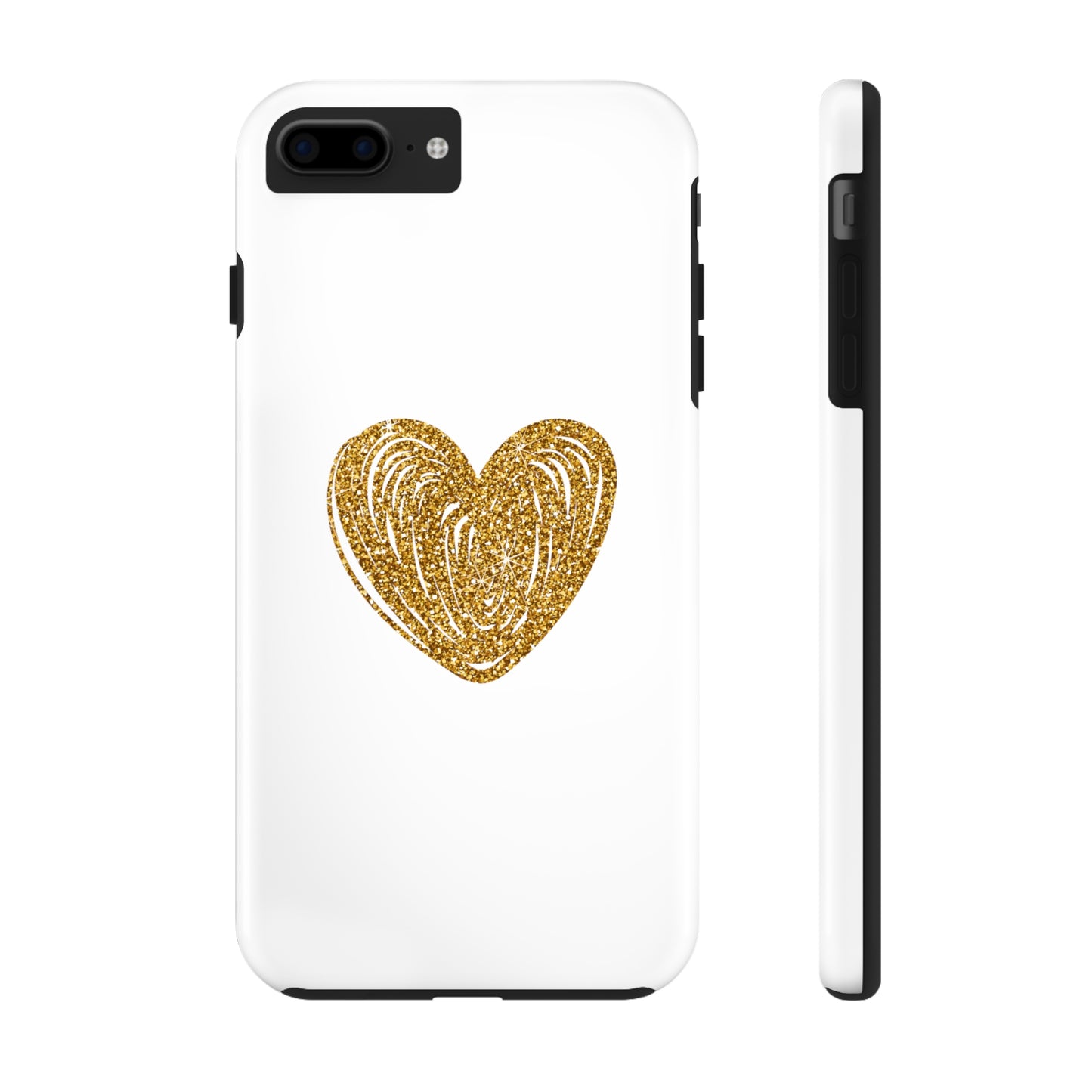 Golden Heart Phone Case