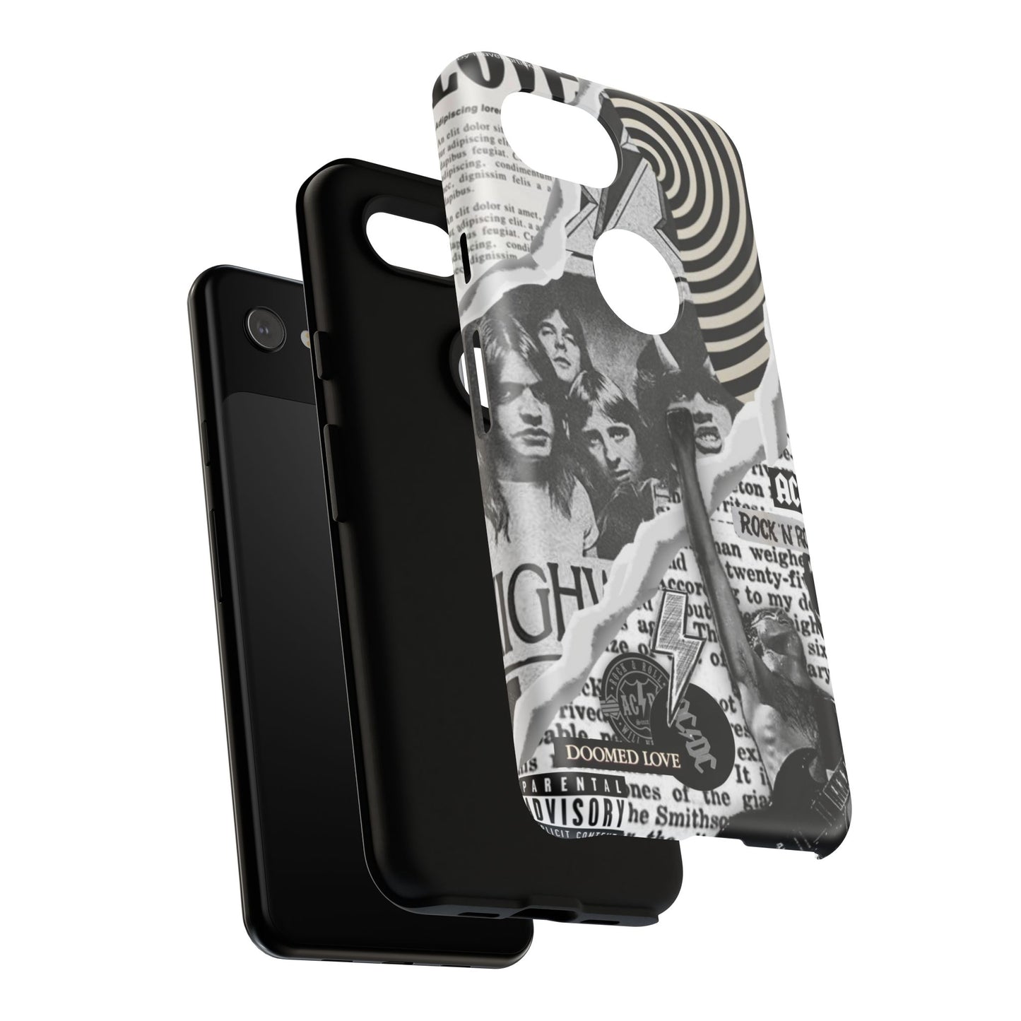 Rock Band Phone Case | Tough Cases, AC/DC Design, Music Lover Gift, Unique Phone Accessory, Birthday Present