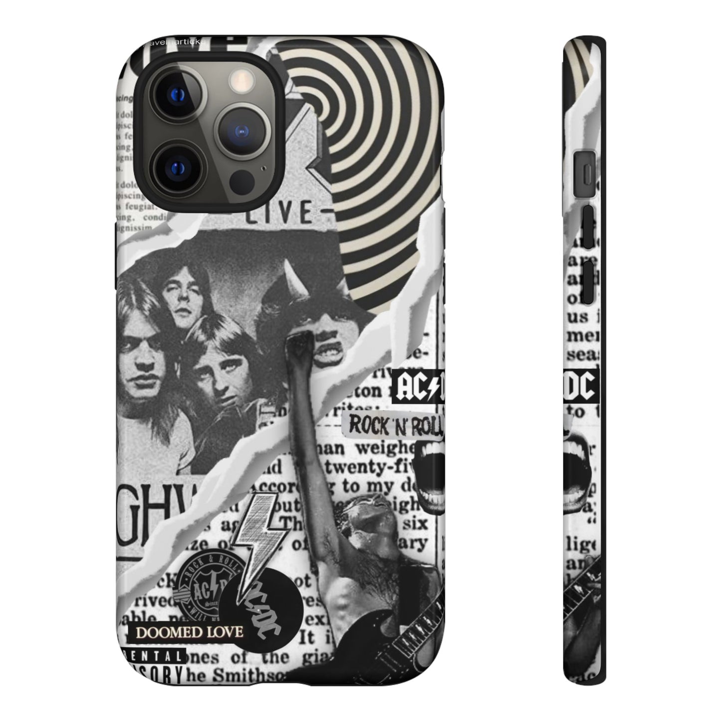 Rock Band Phone Case | Tough Cases, AC/DC Design, Music Lover Gift, Unique Phone Accessory, Birthday Present