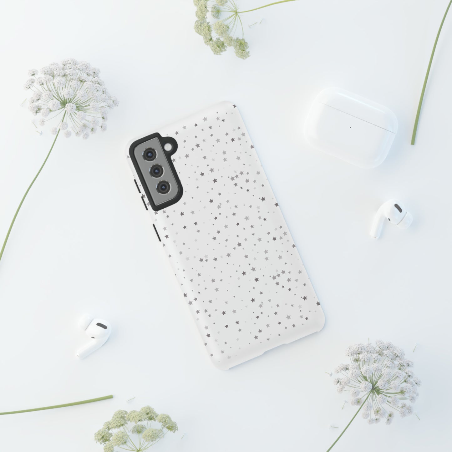 White Tiny Stars Case