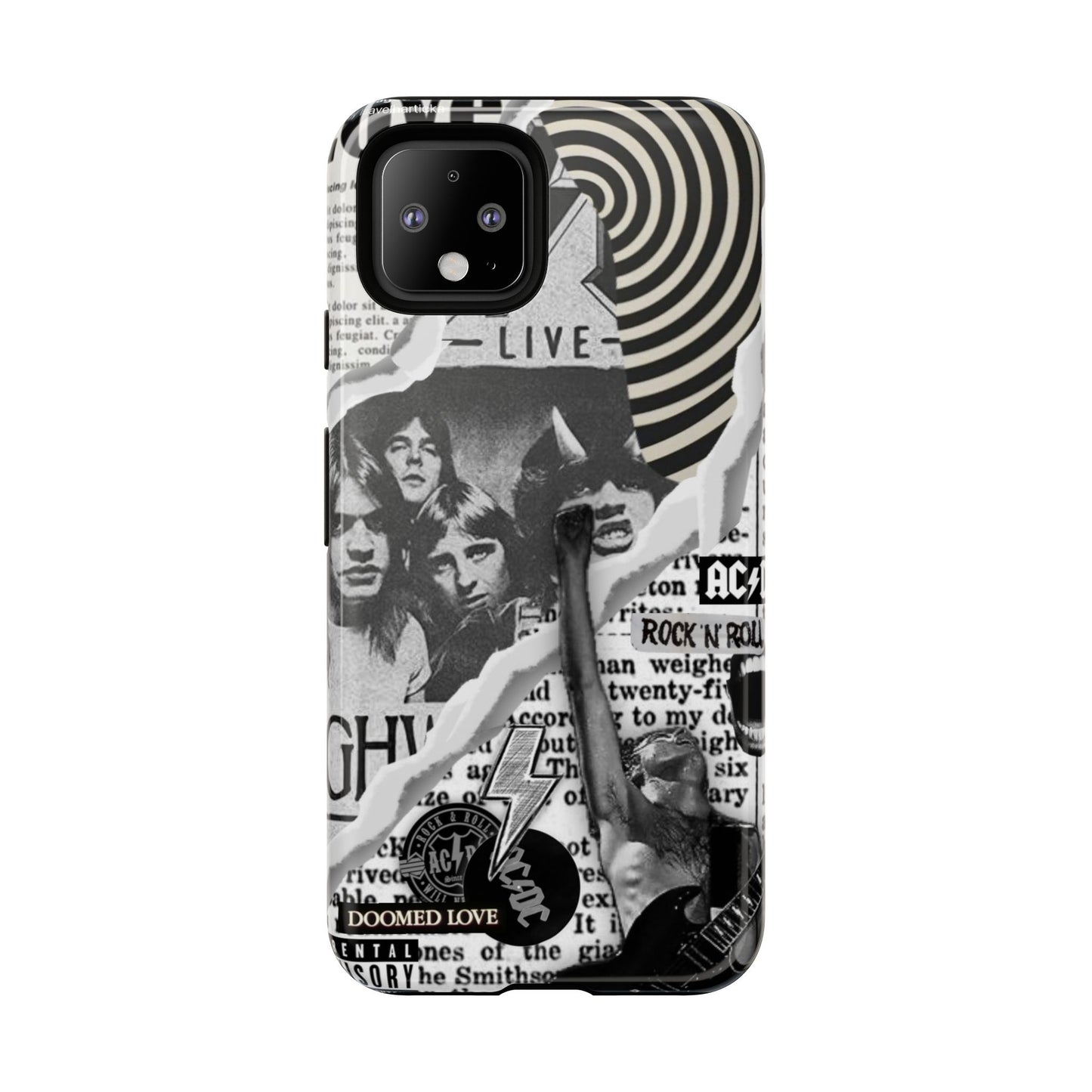 Rock Band Phone Case | Tough Cases, AC/DC Design, Music Lover Gift, Unique Phone Accessory, Birthday Present