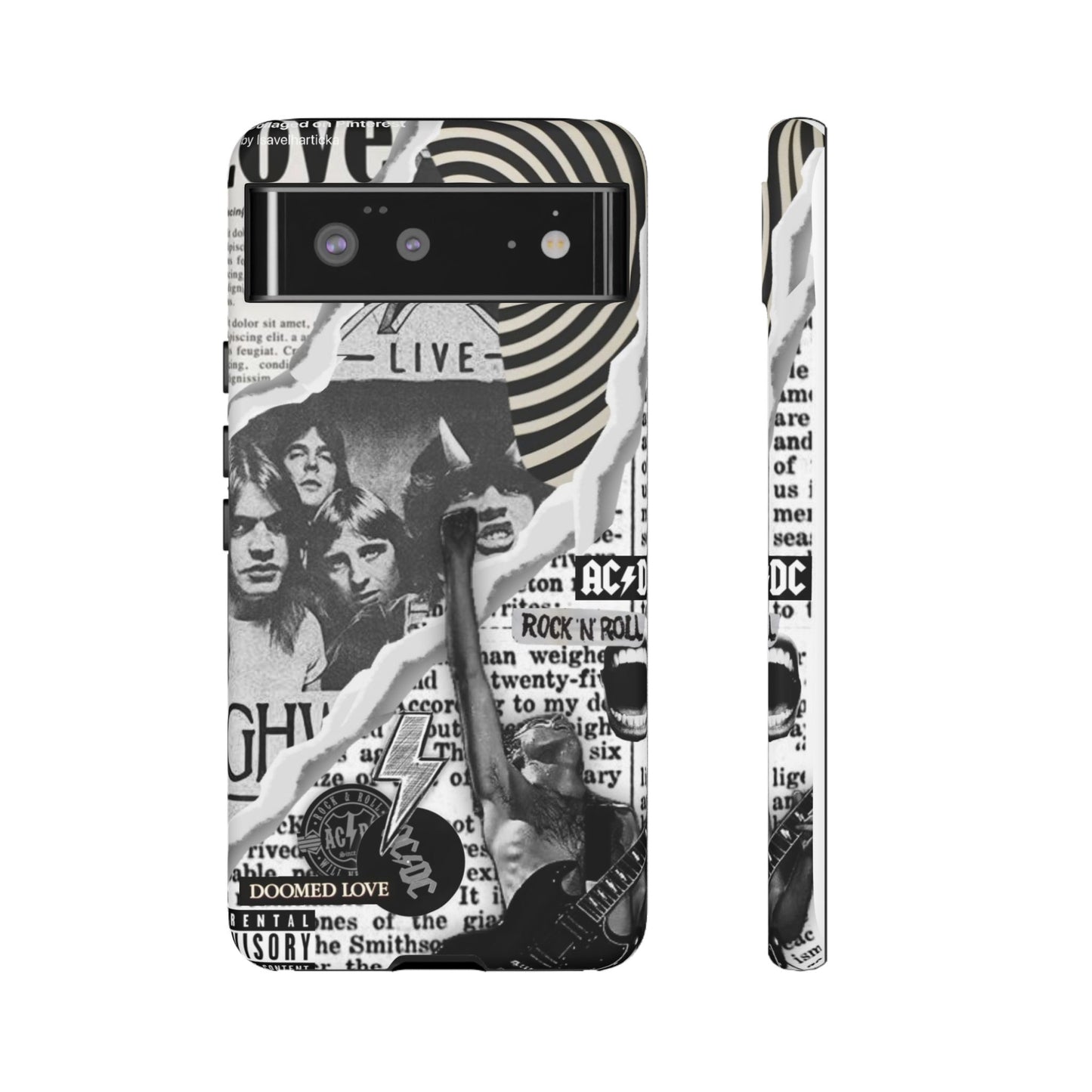 Rock Band Phone Case | Tough Cases, AC/DC Design, Music Lover Gift, Unique Phone Accessory, Birthday Present