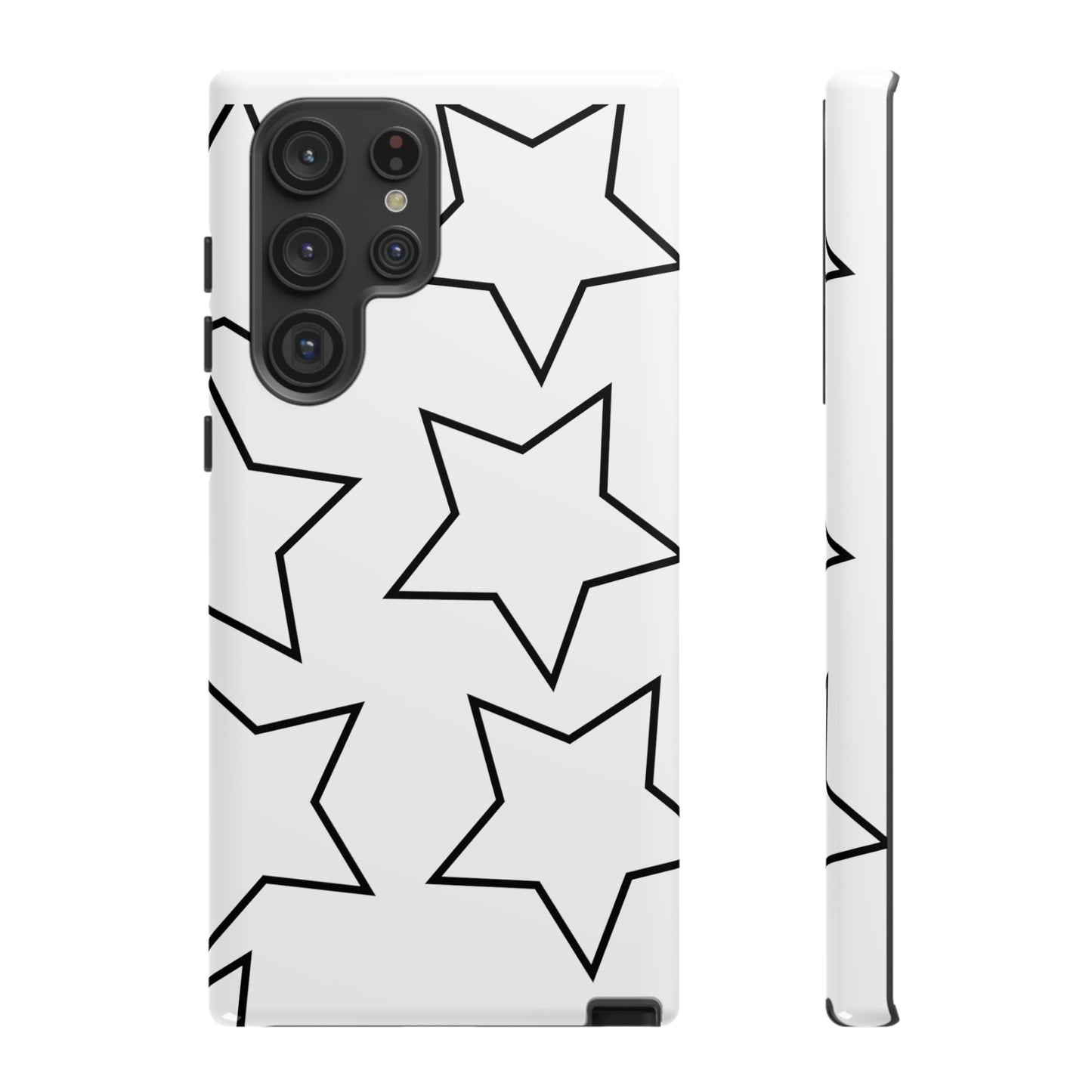White Big Stars Case