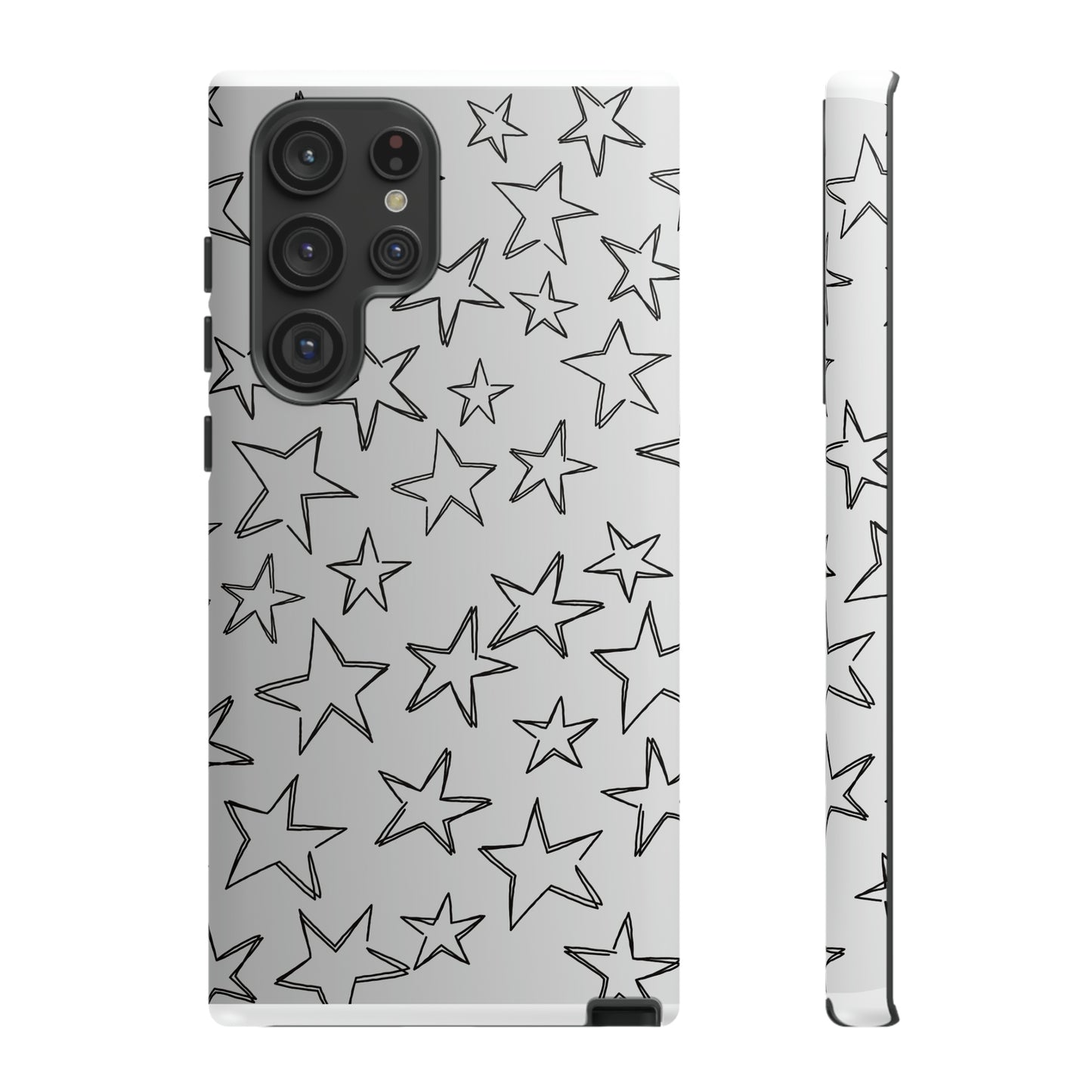 Black to White Fade Star Case